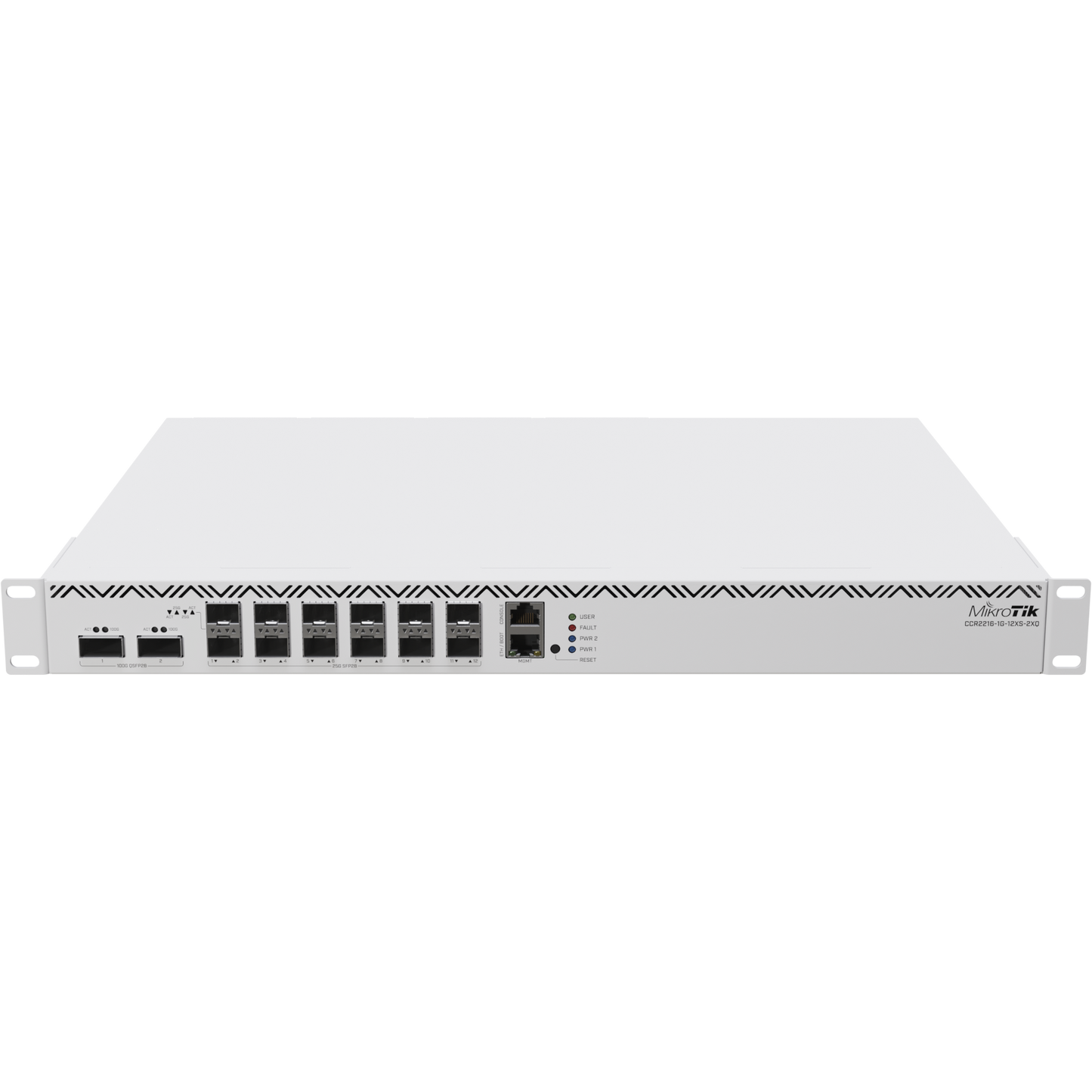 MikroTik Cloud Core 12 Port SFP28 2 QSFP28 16 Core Router [CCR2216-1G-12XS-2XQ]