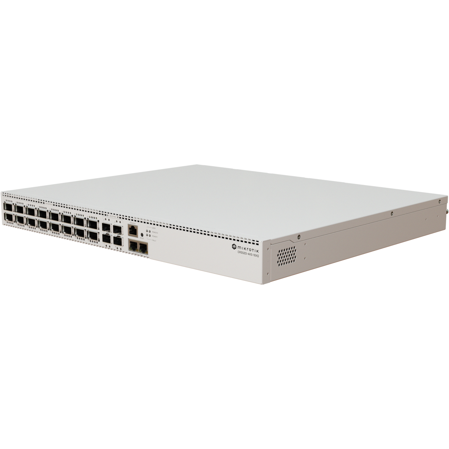 MikroTik Cloud Router Switch 16 Port QSFP28 4xSFP28 2x10Gbps [CRS520-4XS-16XQ-RM]