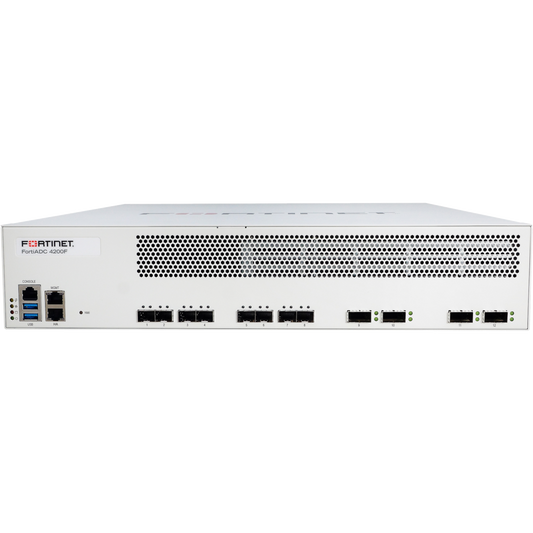 FortiADC-4200F-DC Hardware plus 1 Year FortiCare Premium and FortiADC Network Security Bundle [FAD-4200F-DC-BDL-730-12]
