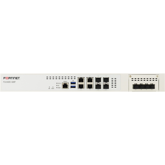 FortiADC-420F Hardware plus 1 Year FortiCare Premium and FortiADC Network Security Bundle [FAD-420F-BDL-730-12]