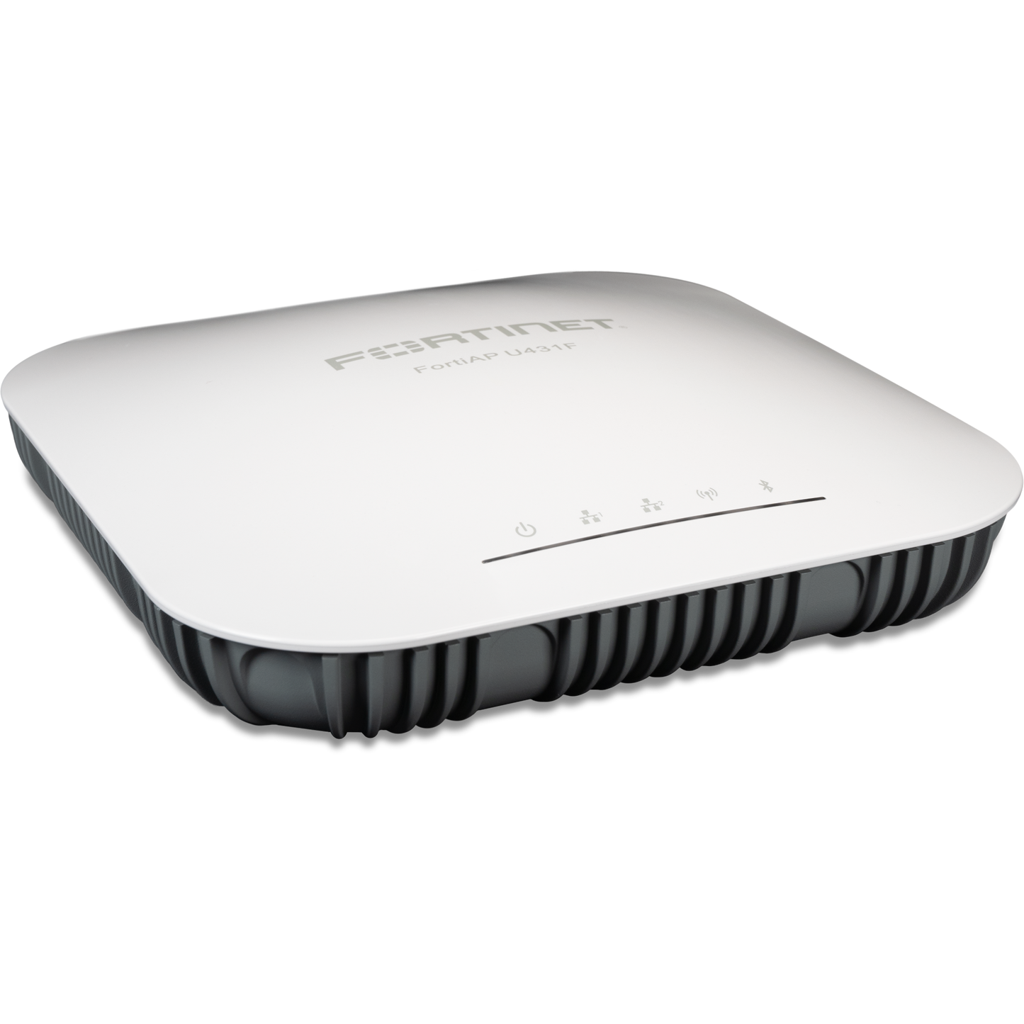 FortiAP-U431F Indoor Wireless Universal AP - Tri radio (2x 802.11 a/b/g/n/ac/ax, 4x4 MIMO and 1x 802.11 a/b/g/n/ac Wave 2, 2x2 MU-MIMO), internal antennas, 1x 100/1000/2500 Base-T RJ45, 1x 10/100/1000 Base-T RJ45, BT/BLE, 1x Type A USB, 1x R [FAP-U431F-E]