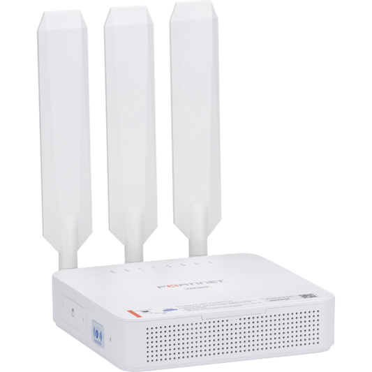 FortiExtender-201F-AM Indoor Broadband Wireless WAN Router with 1x "Dual SIM 3G/4G LTE CAT7 M.2 Module (DL/UL=300M/150Mbps)" for North America Carriers. 5x GE WAN/LAN configurable RJ45 ports including 1x 802.3af/at POE PD port and GPS/GNSS s [FEX-201F-AM]
