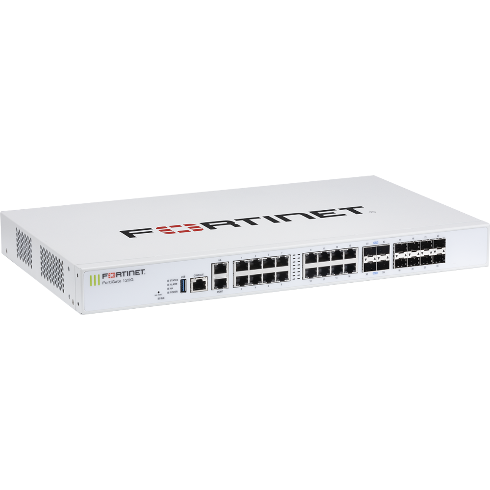 FortiGate-120G Hardware plus 1 Year FortiCare Premium and FortiGuard Enterprise Protection [FG-120G-BDL-809-12]