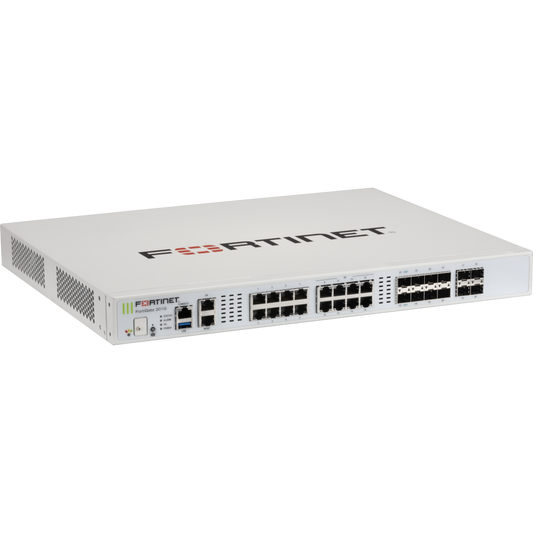 FortiGate-200G 10 x GE RJ45 (including 1 x MGMT port, 1 x HA port, 8 x switch ports), 4 x GE SFP slots, 8 x 5GE RJ45, 8 x 10GE SFP+ slots, NP7Lite and CP10 hardware accelerated. [FG-200G]