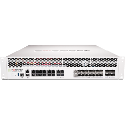 FortiGate-3300E Hardware plus 1 Year FortiCare Premium and FortiGuard Enterprise Protection [FG-3300E-BDL-809-12]