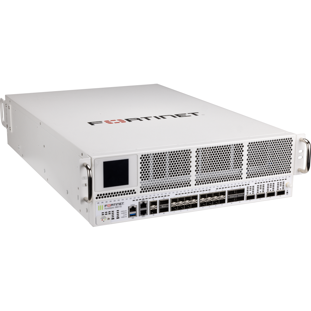 FortiGate-3801G Hardware plus 5 Year FortiCare Premium and Sovereign SASE Security Inspection Service. [FG-3801G-BDL-1082-60]