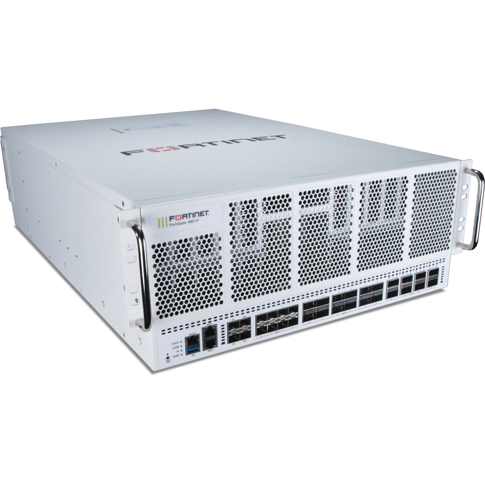 FortiGate-4801F-DC Hardware plus 1 Year FortiCare Premium and FortiGuard Enterprise Protection [FG-4801F-DC-BDL-809-12]