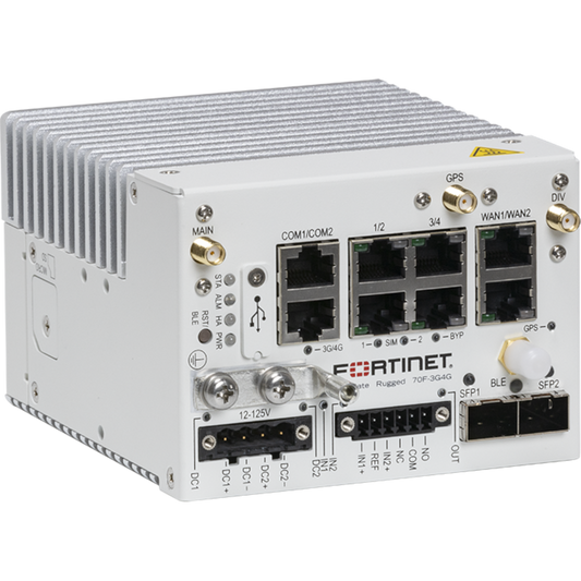 FortiGateRugged-70F Hardware plus 3 Year FortiCare Premium and FortiGuard Unified Threat Protection (UTP) [FGR-70F-BDL-950-36]