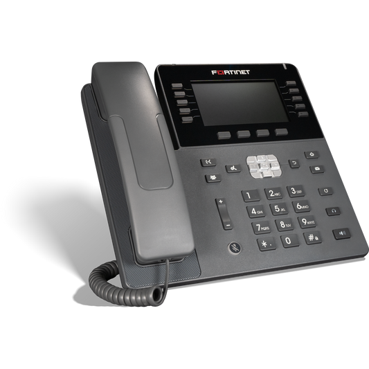 FortiFone-480B High end ODM/JDM enterprise 4.3 inch color screen, 45 programmable keys, PoE IP phone with Fortinet native firmware and ID, upgrade/replacement for FON-480. [FON-480B]