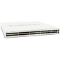 FortiSwitch-1048E Layer 2/3 FortiGate switch controller compatible switch with 48 x GE/10GE SFP/SFP+ slots and 6 x 40GE QSFP+ or 4 x 100GE QSFP28. Dual AC power supplies [FS-1048E]