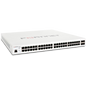 FortiSwitch-248E-POE Layer 2/3 FortiGate switch controller compatible PoE+ switch with 48 x GE RJ45 ports, 4 x GE SFP, with automatic Max 370W POE output limit [FS-248E-POE]