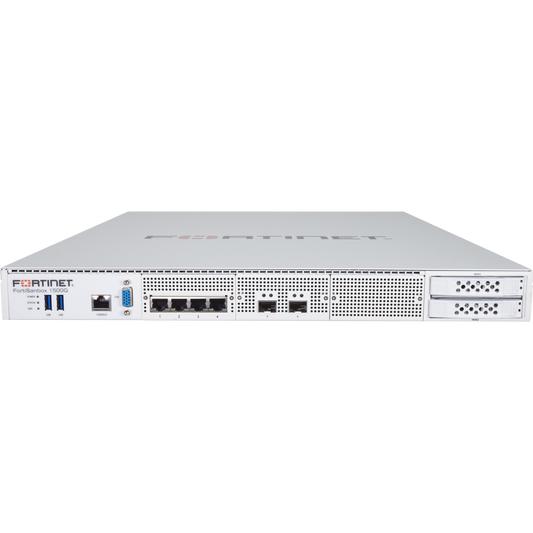 FortiSandbox-1500G Sandboxing Hardware Appliance for Mid-Range. Includes 2 Universal VM count. Available Universal VM expansion supports up to max 28 local and 120 cloud, with a total count not exceeding 120. Includes 1xWin11, 1xWin10, 1xOffic [FSA-1500G]