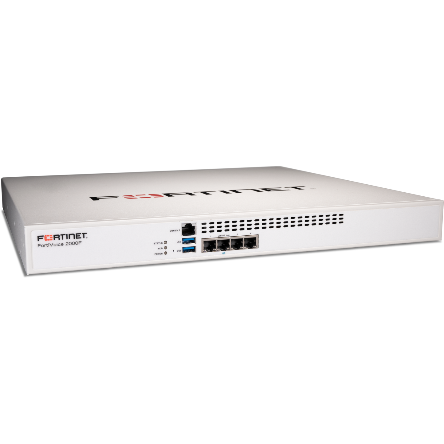 FortiVoice-2000F FortiVoice-2000F, 4 x 10/100/1000 ports, 2 x 1TB Storage with RAID 1 or 0, 2000 Endpoints, and 200 VoIP trunks; Optional redundant PSU. Call Center and Hotel licenses supported. [FVE-2000F]