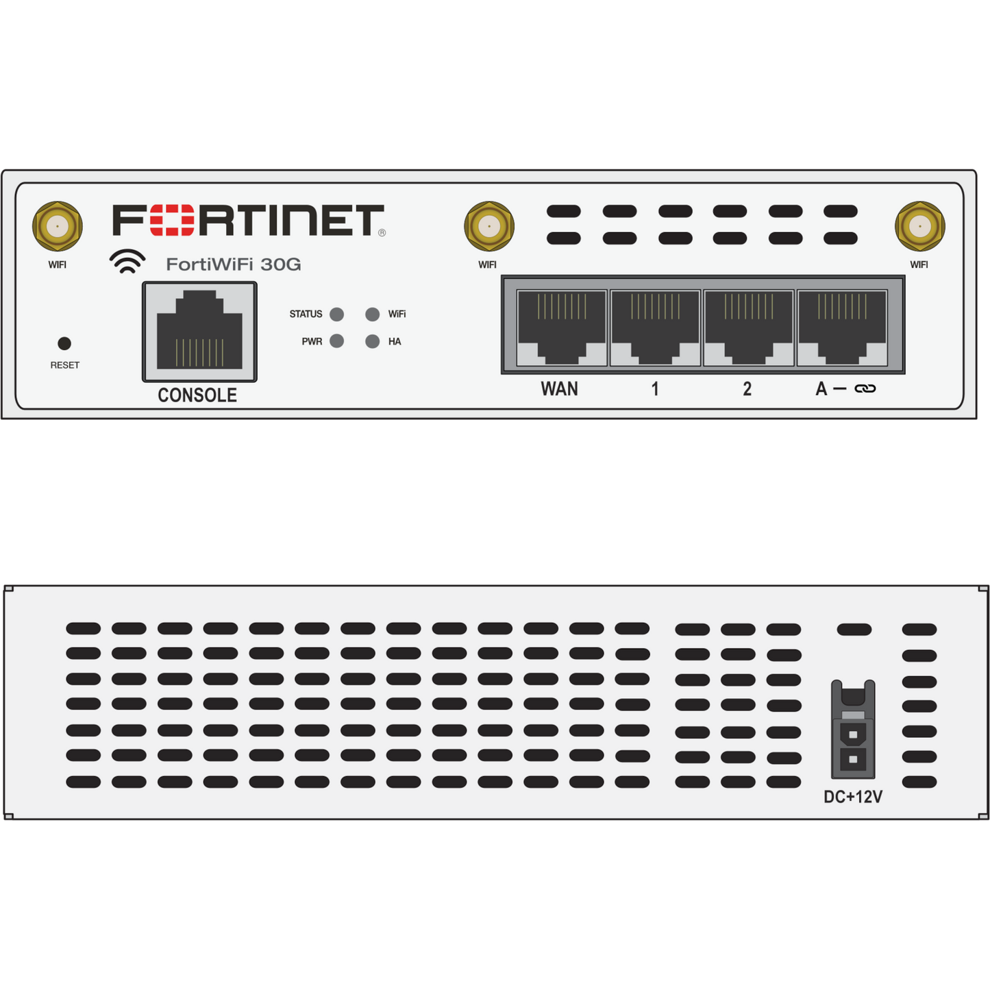 FortiWiFi-30G Hardware plus 1 Year FortiCare Premium and FortiGuard Enterprise Protection [FWF-30G-E-BDL-809-12]