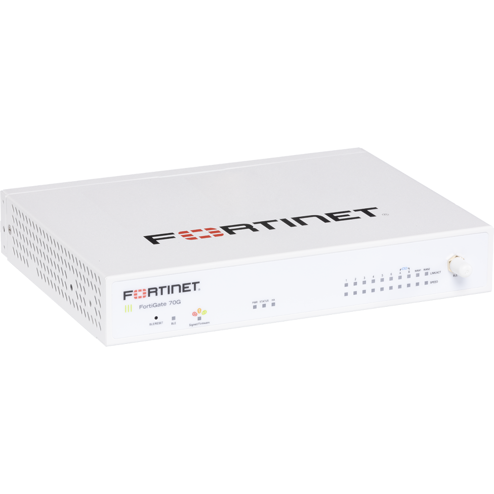 FortiWiFi-70G Hardware plus 5 Year FortiCare Premium and FortiGuard Enterprise Protection [FWF-70G-E-BDL-809-60]