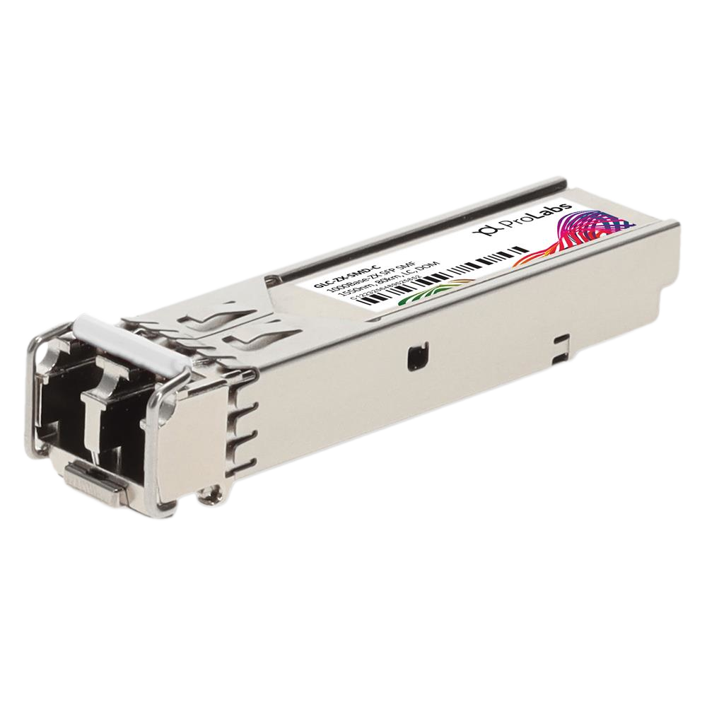 GLC-ZX-SMD-C Compatible TAA 1000Base-ZX SFP Transceiver (SMF, 1550nm, 80km, LC, DOM)