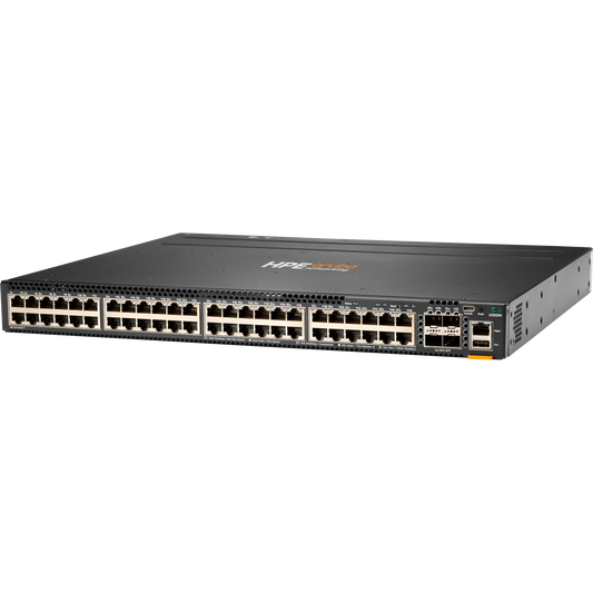 HPE Aruba Networking CX 6300M 48-port 1GbE and 4-port SFP56 Switch