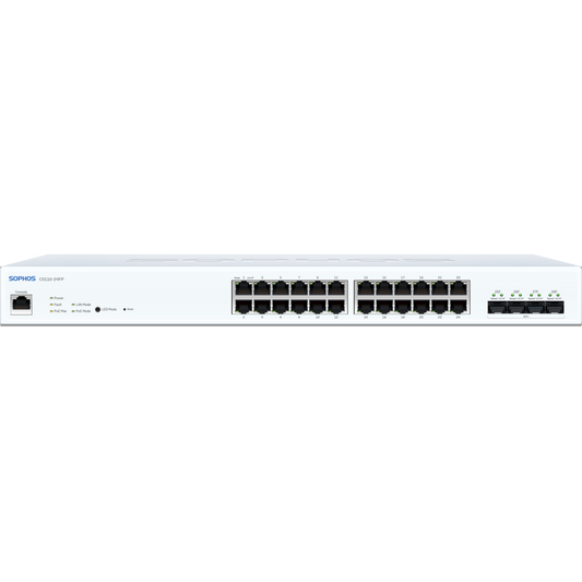 CS110-24FP Sophos Switch - 24 port with Full PoE with Support, 5-year - UK power cord [LS12FZ60ZZPCUK]