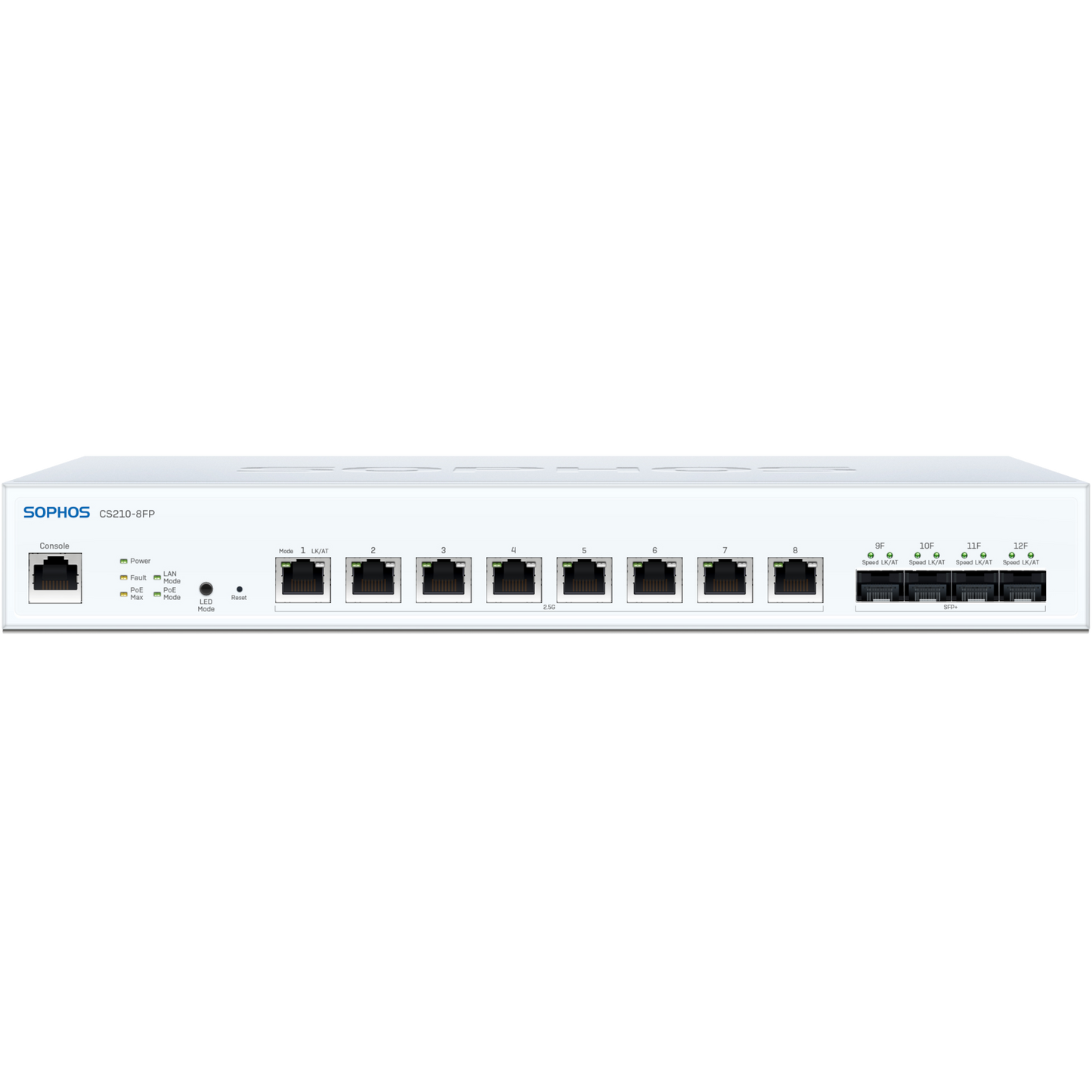 CS210-8FP Sophos Switch - 8 port (8x2.5G) with Full PoE with Support, 1-year - EU power cord [LS28FZ12ZZPCEU]