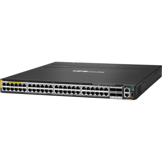 HPE Aruba Networking CX 6300M 48p SR10 1G/2.5G/5G/10G PTP/AVB Class8 PoE and 4p 100G MACsec Switch