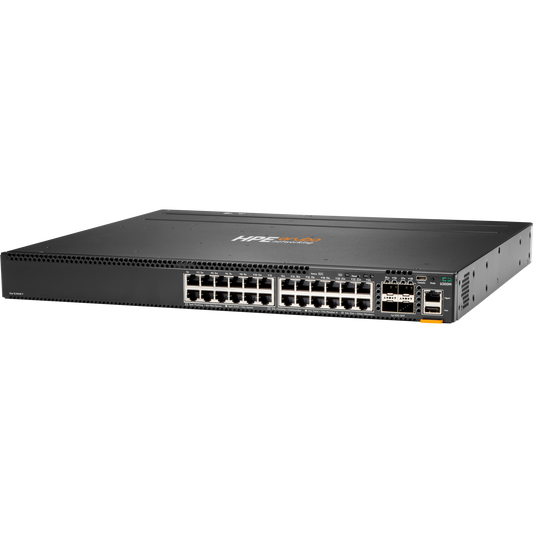 HPE Aruba Networking CX 6300M 24p 10M/100M/1G 4p SFP56 50G TAA Switch