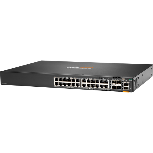 HPE Aruba Networking CX 6300F 24p 10M/100M/1G 4p SFP56 50G TAA Switch