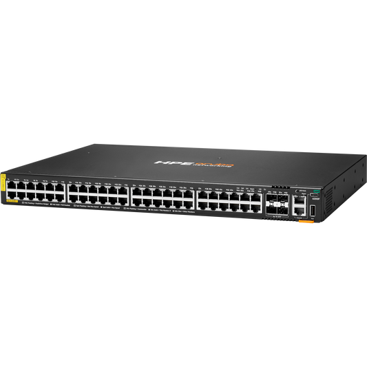 HPE Aruba Networking CX 6200F 48G Class-4 PoE 4SFP 740W Switch