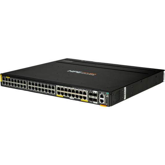 HPE Aruba Networking CX 6300M 32p 1G 16p SmtRt 5G Class8 PoE 2p SFP56 50G 2p SFP28 25G MACsec Switch