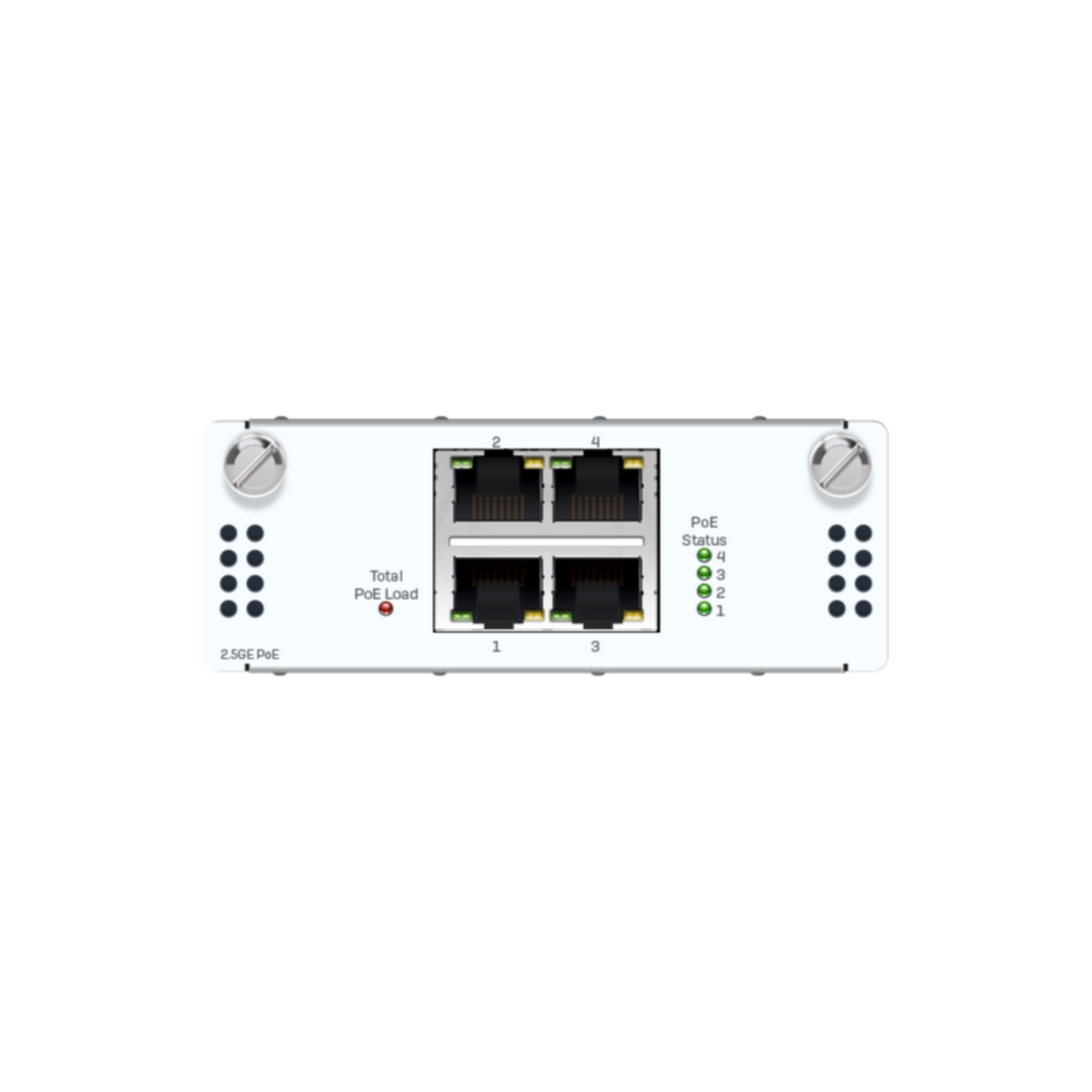 4 port 2.5 GE copper PoE (total 60W) Flexi Port module (for XGS 2xxx/3xxx/4xxx models only) [XSBZTCHC4]