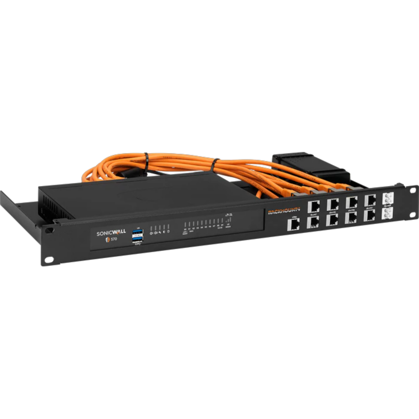 Rackmount SonicWall TZ570[W]/TZ670 / TZ670 / TZ280 / TZ380(w) / TZ480 / TZ580 / TZ680 - Shielded